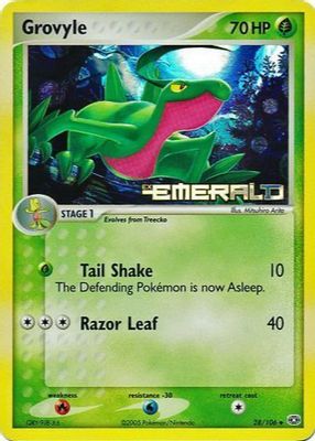 2005 EX: Emerald #028/106 Reverse Holo