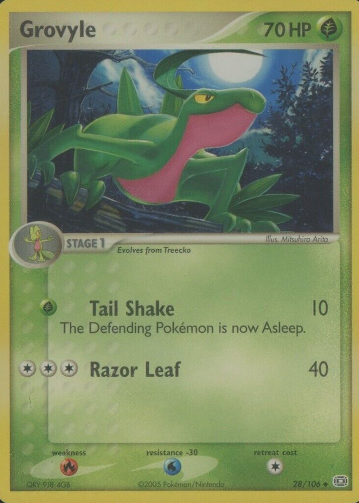 Grovyle Pokemon Cards Price Guide - Sports Card Investor