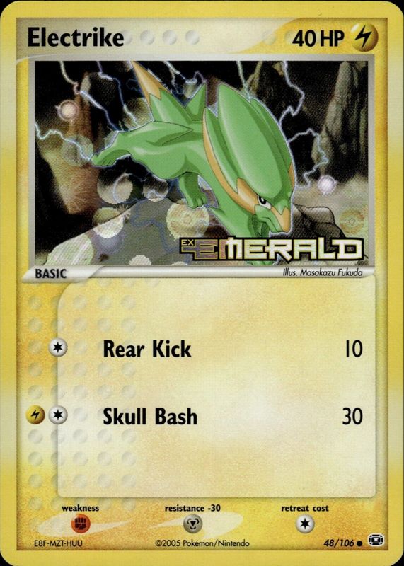 2005 EX: Emerald #048/106 Reverse Holo