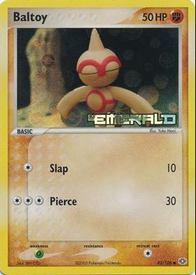 2005 EX: Emerald #043/106 Reverse Holo