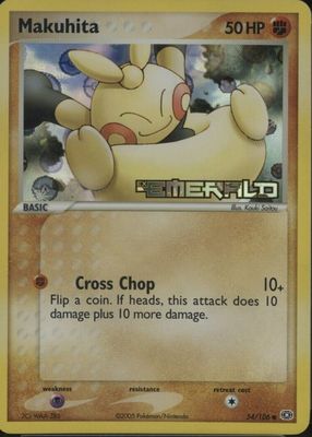 2005 EX: Emerald #054/106 Reverse Holo