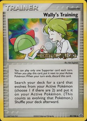 2005 EX: Emerald #085/106 Reverse Holo