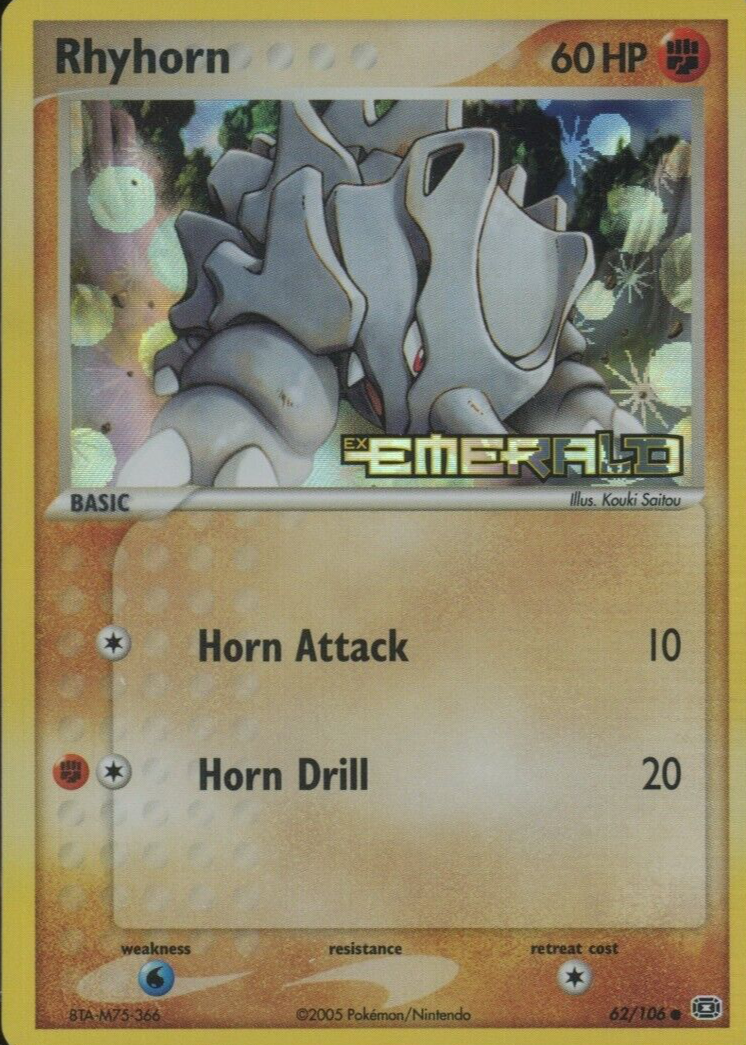 Rhyhorn Pokemon Cards Price Guide - Sports Card Investor