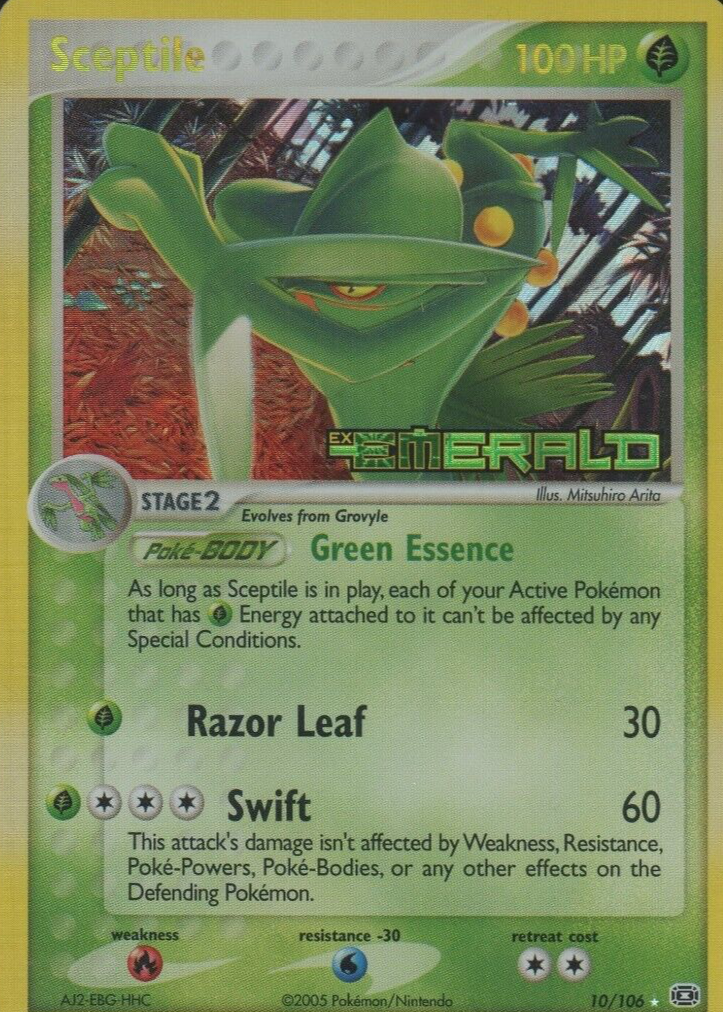 sceptile pokemon card M Sceptile EX gmax vmax gigantamax ex pokemon card