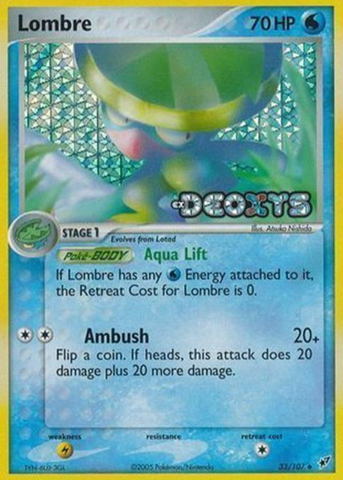 lombre pokemon card value PFL 6/94 - Reverse Holo Colorless Fury Swipes (40×) Flip 3 coins Ludicolo Cards | Dex -