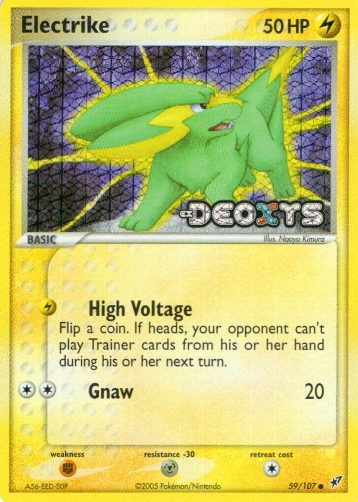 electrike pokemon card price Electrike 30/109 - ex Ruby & Sapphire main image 0