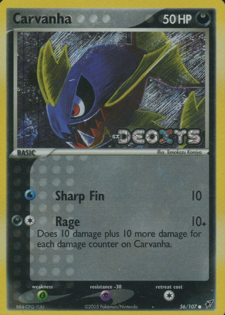 Carvanha Pokemon Cards Price Guide - Sports Card Investor