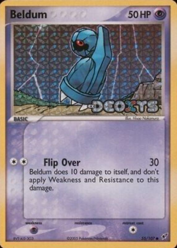 Beldum 2005 EX: Deoxys #055/107 Reverse Holo RAW TCG (NEAR MINT)