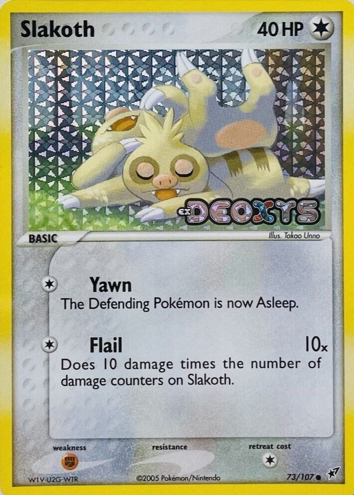 slakoth pokemon card value Platinum Edition Common Single Strike Pokmon Slakoth Vigoroth Slaking Cosmos