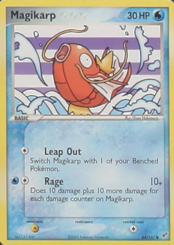 Magikarp 2005 EX: Deoxys #064/107 Base PSA 10