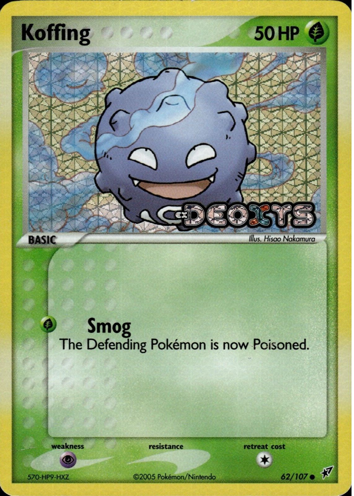 original koffing pokemon card  Base Set First Edition #51(Shadowless) Evolves from null Type Koffing (Expedition 114) - Bulbapedia,