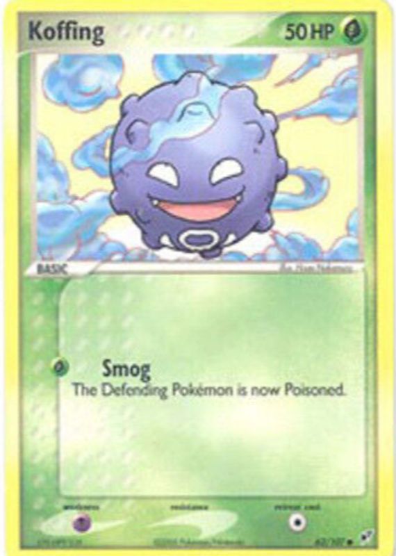 Koffing 2005 EX: Deoxys #062/107 Base PSA 10