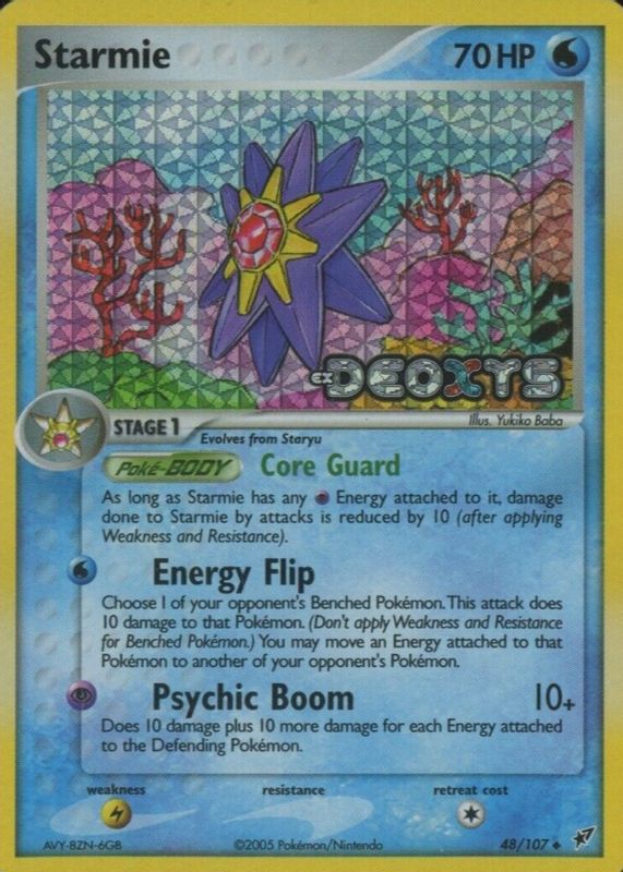 2005 EX: Deoxys #048/107 Reverse Holo