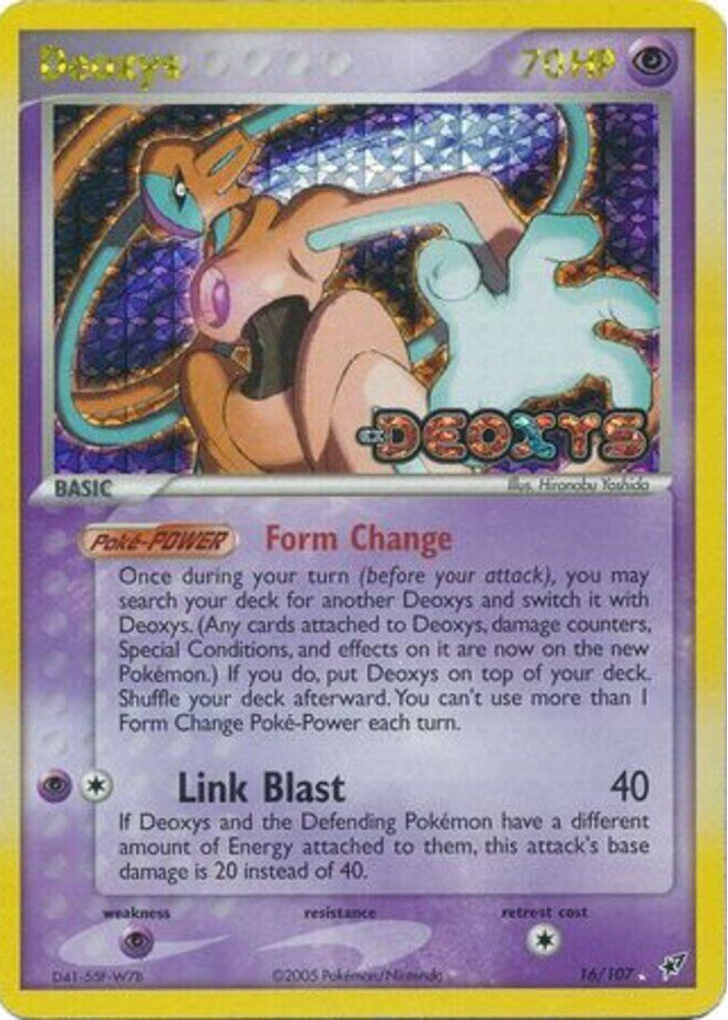 Deoxys 2005 EX: Deoxys #016/107 Reverse Holo Price Guide - Sports