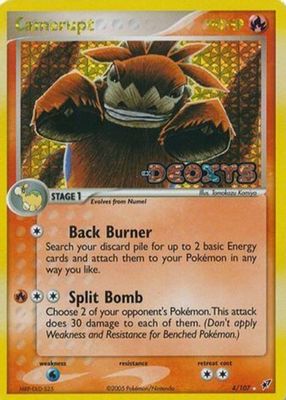 2005 EX: Deoxys #004/107 Reverse Holo