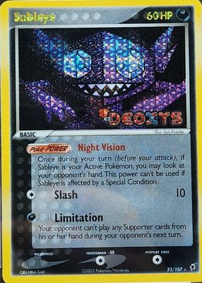 2005 EX: Deoxys #023/107 Reverse Holo