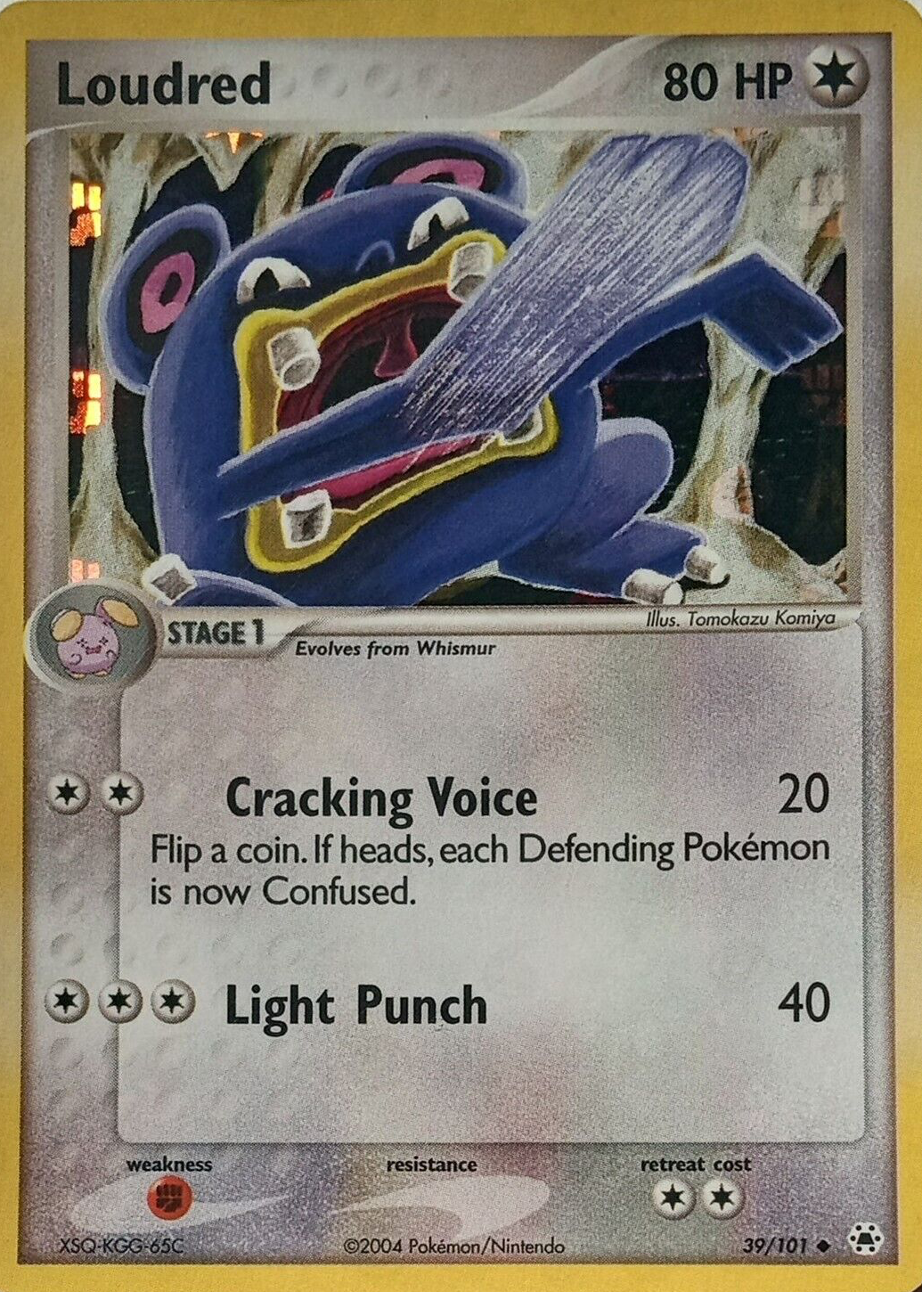 Loudred 2004 EX: Hidden Legends #039/101 Reverse Holo Price Guide