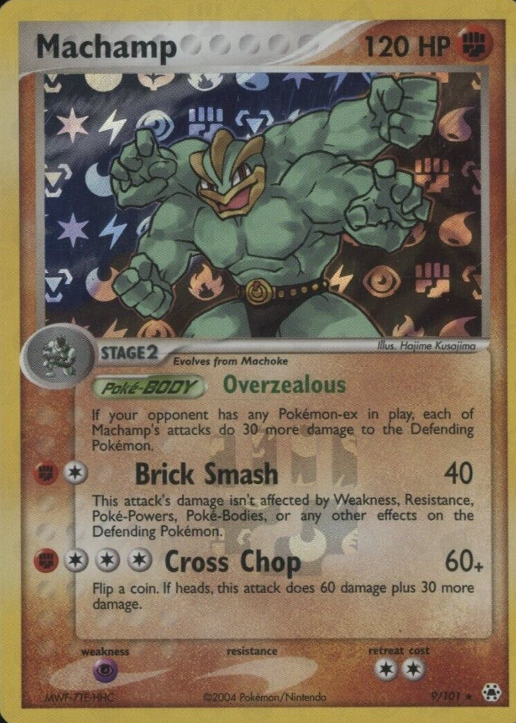 Machamp 2004 EX: Hidden Legends #009/101 Reverse Holo Price Guide