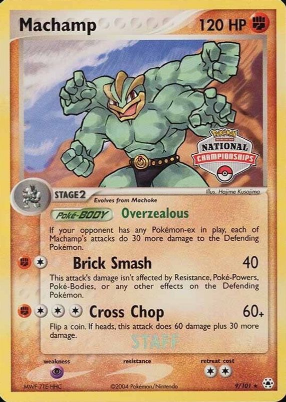 2004 EX: Hidden Legends #009/112 Base (National Championships - Staff)