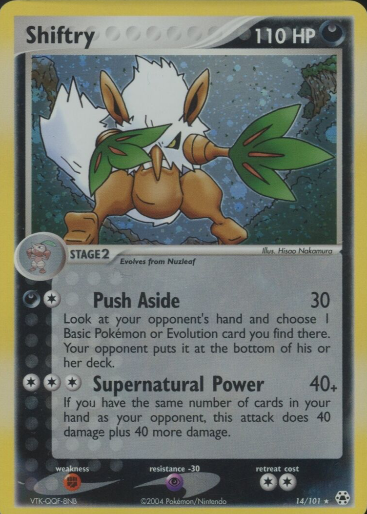 shiftry pokemon card value Shiftry 163/162 SV05: Temporal Forces Holo for sale online