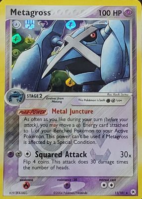 Metagross 2004 EX: Hidden Legends #011/101 Reverse Holo Price 