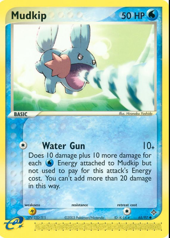 Mudkip 2003 EX: Dragon #65/97 Base SGC 9