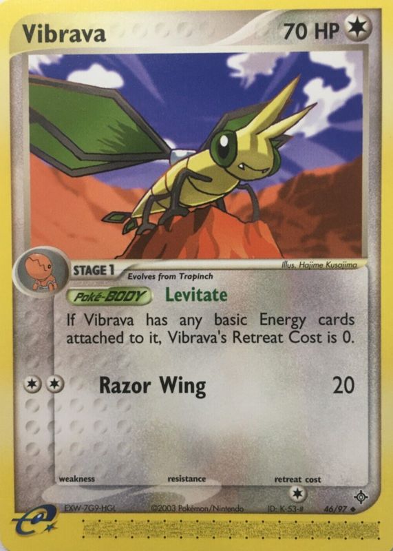 Vibrava 2003 EX: Dragon #46/97 Base RAW TCG (NEAR MINT)