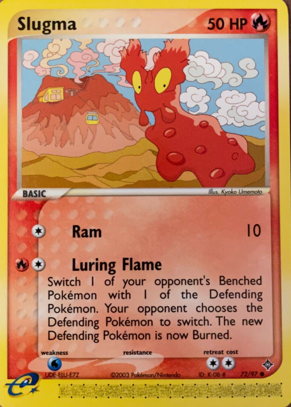 slugma pokemon card value Slugma 72/97 - ex Dragon - Reverse Holo main image 0