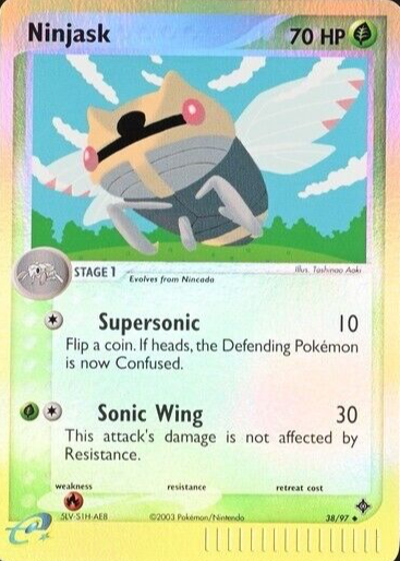 ポケモン　カード Ninjask 2003 EX: Dragon #38/97 Reverse Holo Price Guide - Sports