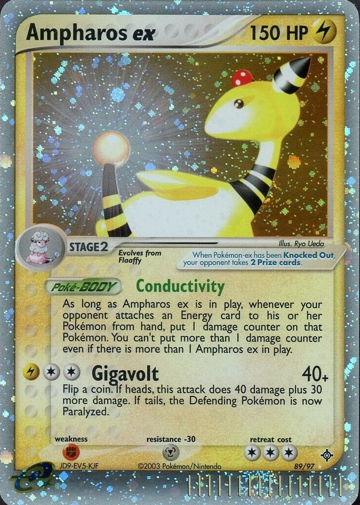 ampharos pokemon card value ex Cards Price Guide Pokémon Hit Points160 HP Form Ampharos - 1/115 - Holographic