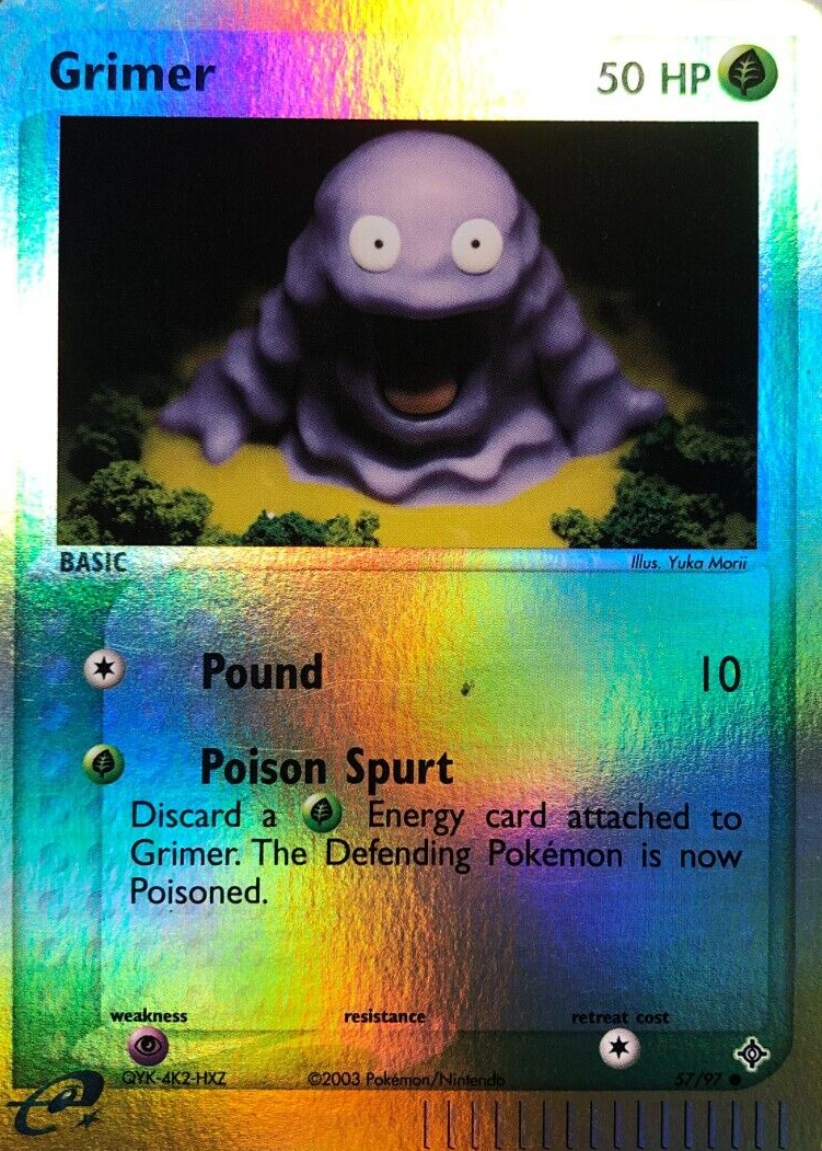 Grimer 2003 EX: Dragon #57/97 Reverse Holo Price Guide - Sports