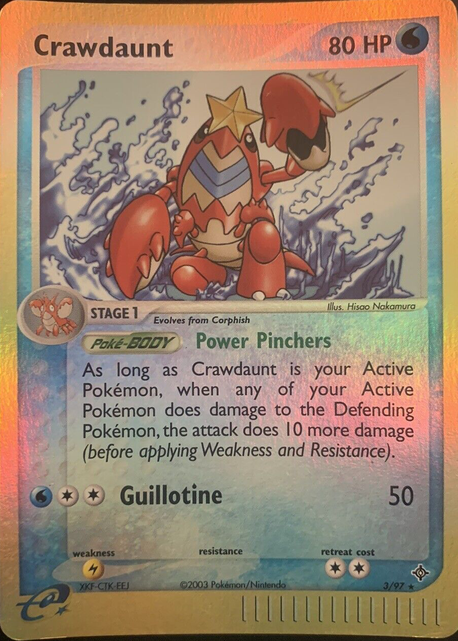 Crawdaunt 2003 EX: Dragon #03/97 Reverse Holo Price Guide - Sports Card  Investor