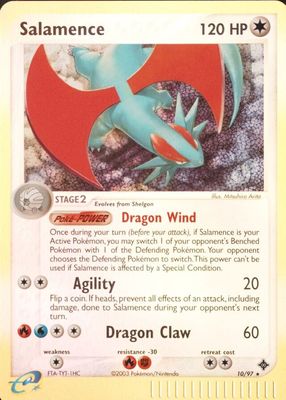 2003 EX: Dragon #10/97 Reverse Holo