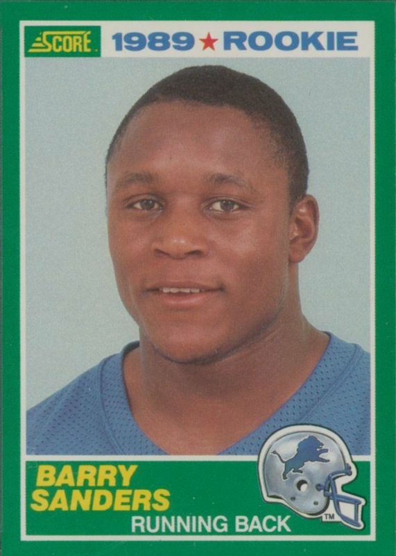 Barry Sanders 1989 Score #257 Base Rookie BGS 5.5