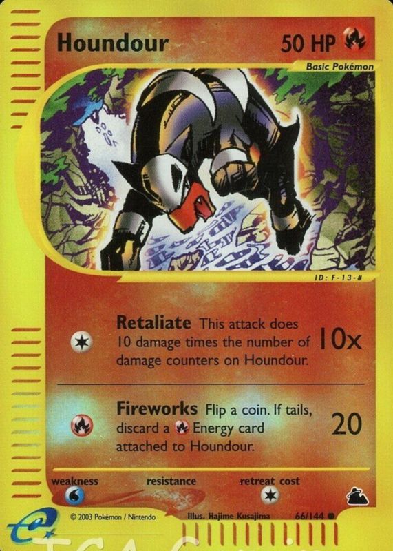 Houndour 2003 Skyridge #066/144 Reverse Holo RAW TCG (NEAR MINT)