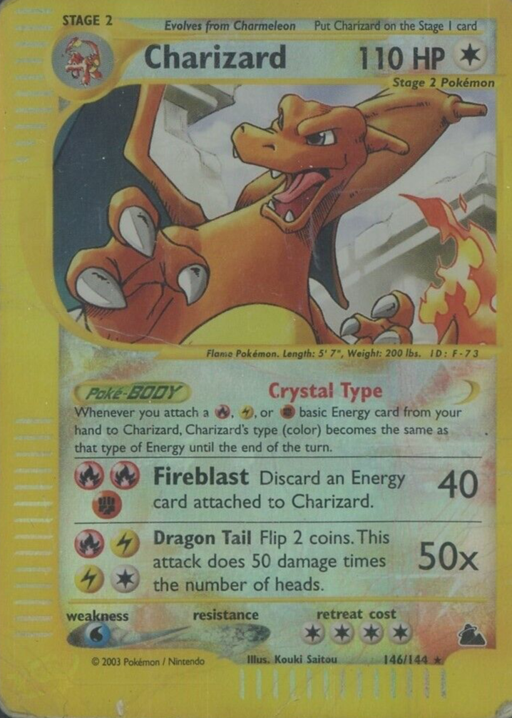 Charizard 2003 Skyridge #146/144 Reverse Holo (Secret) Price