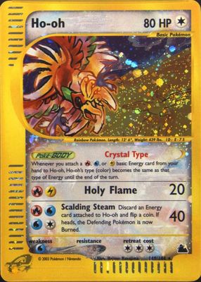 Pokemon Reverse Holo Lure Ball WOTC Skyridge #128/144 Near Mint Values -  MAVIN