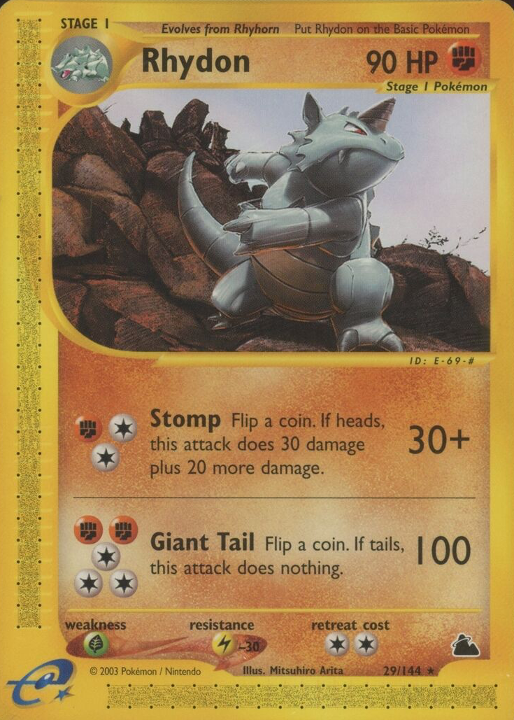 Rhydon Pokemon Cards Price Guide - Sports Card Investor