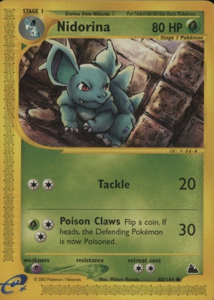 Nidorina Pokemon Cards Price Guide - Sports Card Investor
