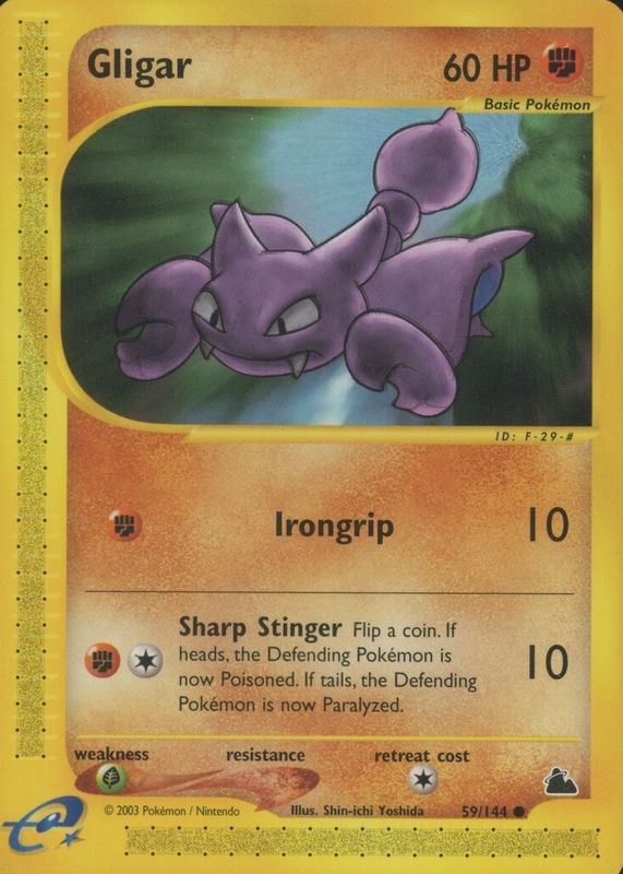 Gligar 2003 Skyridge #059/144 Base SGC 9