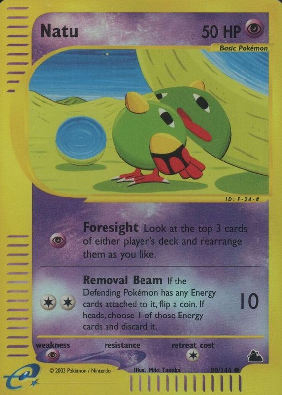 Natu 2003 Skyridge #080/144 Reverse Holo SGC 9