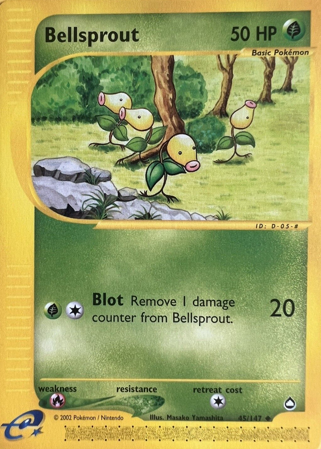 Bellsprout 2003 Aquapolis #045/147 Base Price Guide - Sports Card Investor