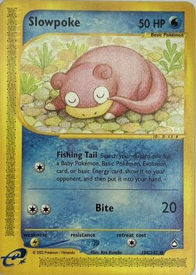 Slowpoke 2002 Japanese McDonald's e Minimum Pack #014 Holo