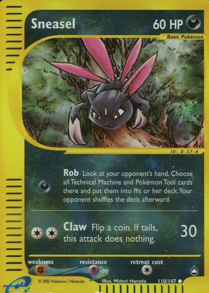 sneasel pokemon card value Sneasel 86/172