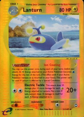 2003 Aquapolis #021/147 Reverse Holo