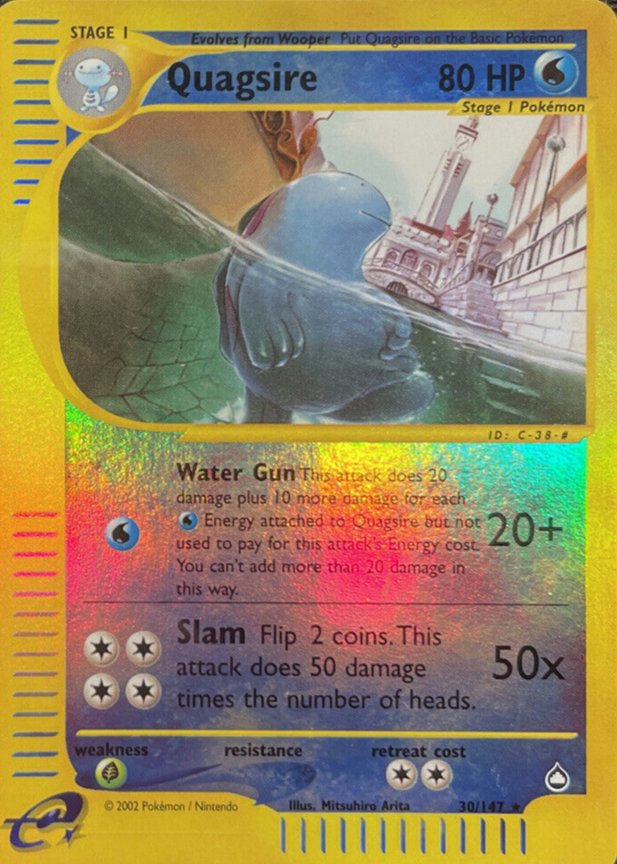 pokemon quagsire card Pokemon Card Quagsire Psyduck Slowpoke BANDAI Carddass 13 NM Japanese q543 main image 0