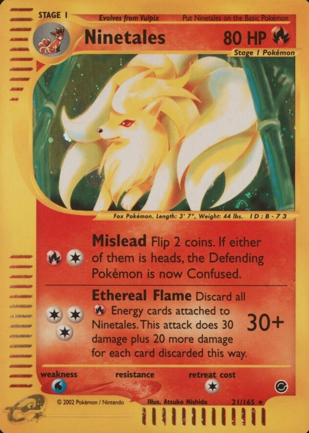 Ninetales 2002 Expedition #021/165 Holo Price Guide - Sports Card