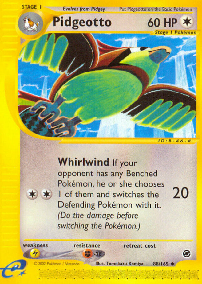 Pidgeotto英語版 88/165 Pidgeotto 2002 Expedition #088/165 Base Price Guide - Sports Card