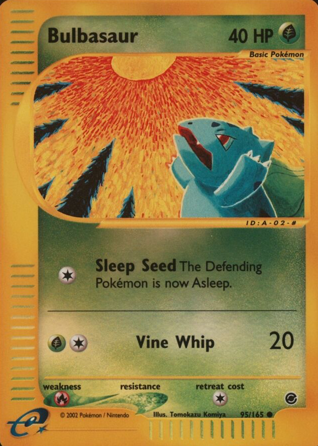 Bulbasaur 2002 Expedition #095/165 Reverse Holo Price Guide - Sports Card  Investor