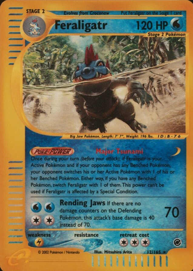 Feraligatr 2002 Expedition #012/165 Reverse Holo Price Guide
